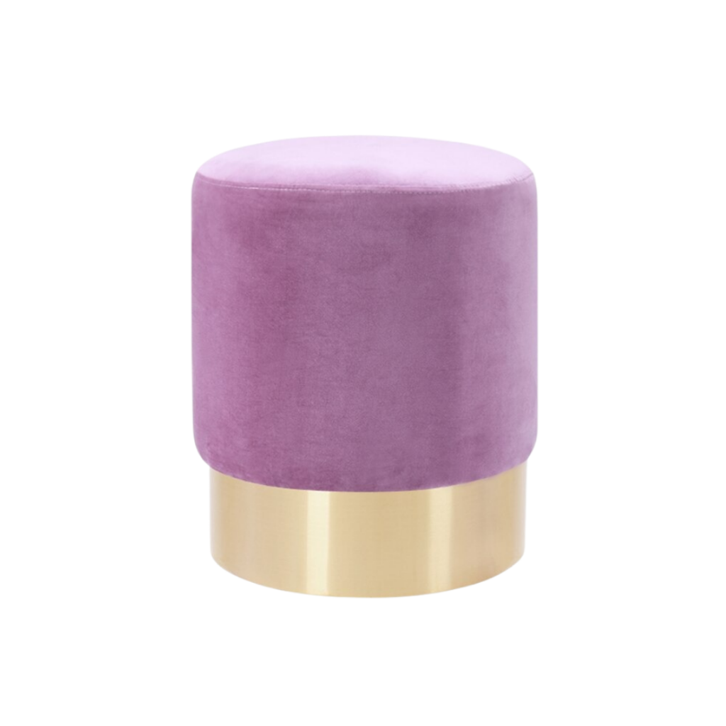 Flannel Pouf with Tassels - Homio Decor