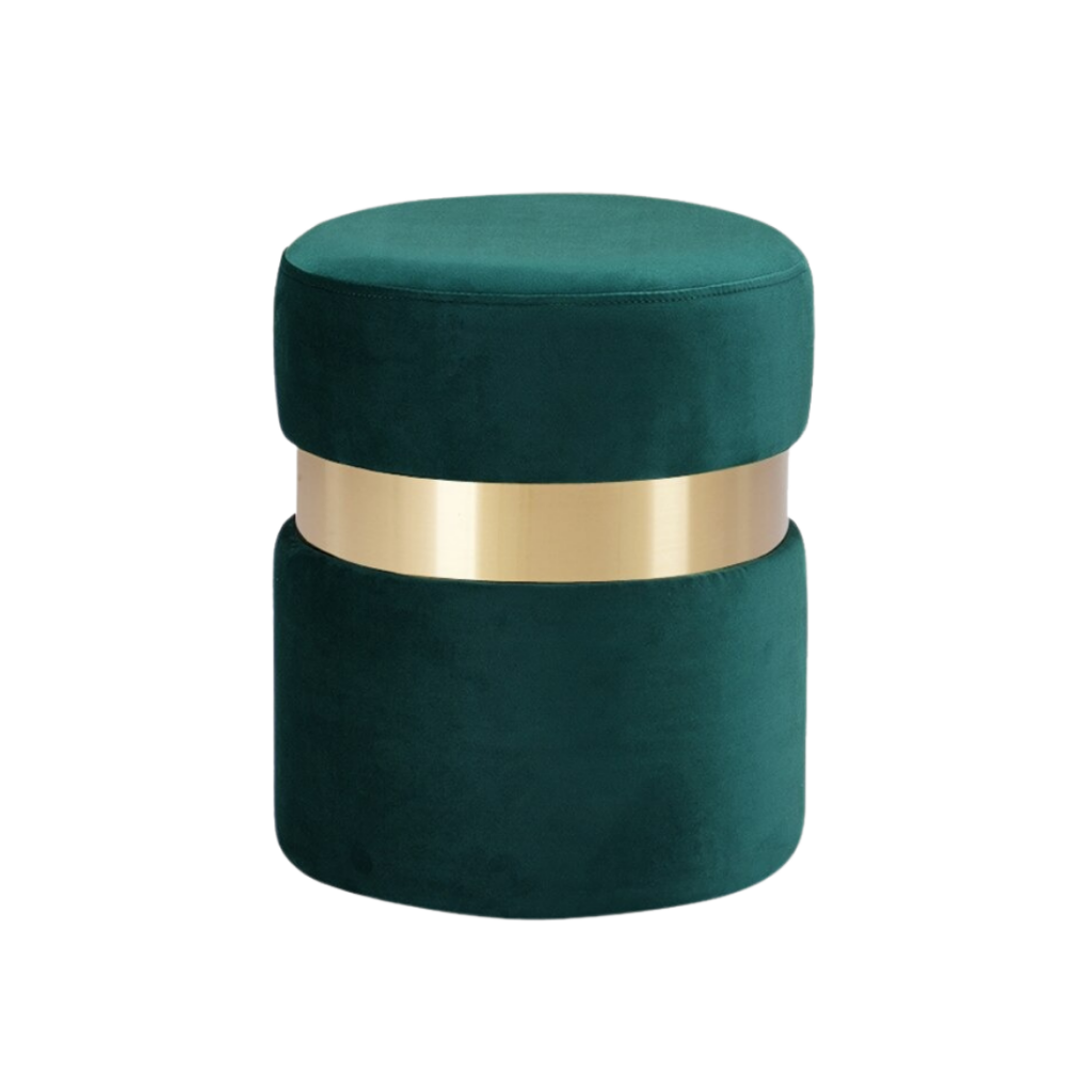 Flannel Pouf with Tassels - Homio Decor