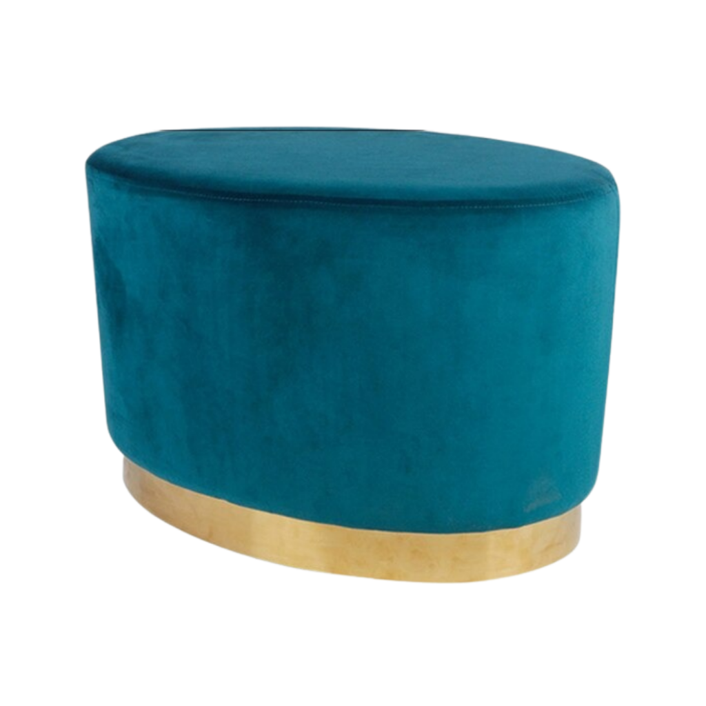 Flannel Pouf with Tassels - Homio Decor