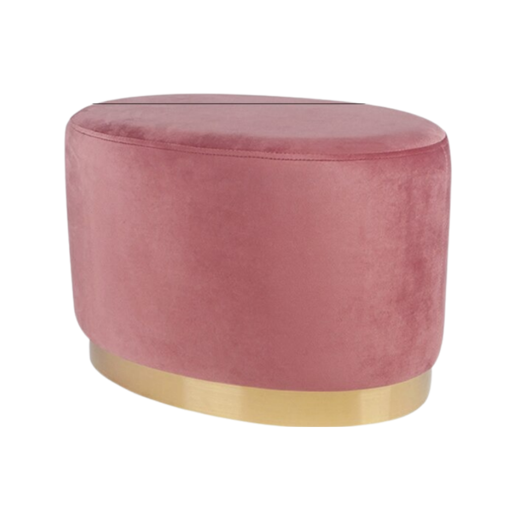 Flannel Pouf with Tassels - Homio Decor