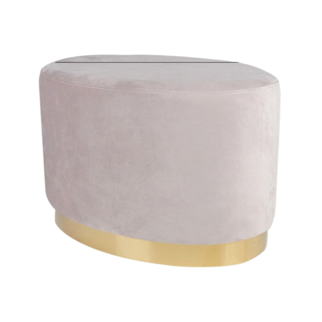 Flannel Pouf with Tassels - Homio Decor
