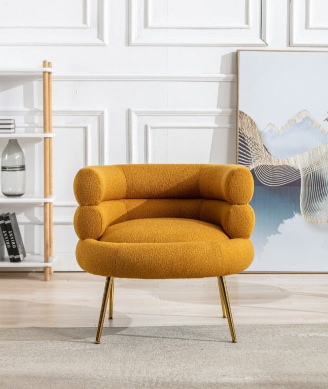 Teddy Dining Chair with Golden Feet - Homio Decor