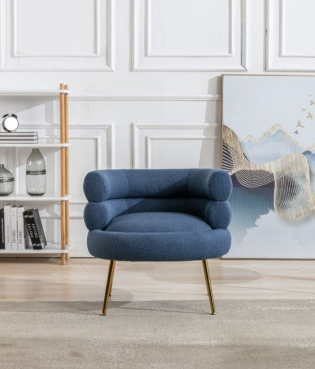 Teddy Dining Chair with Golden Feet - Homio Decor