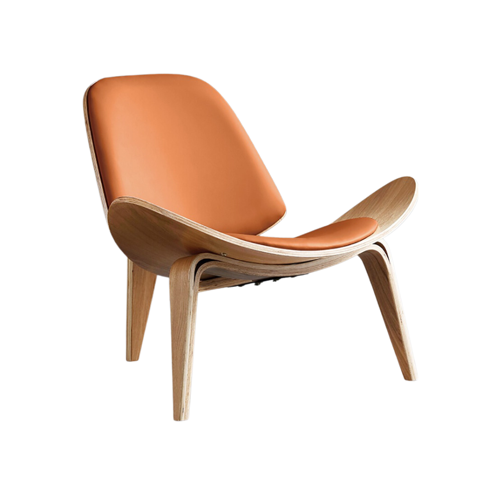 Mid Century Lounge Chair Tripod Style - Homio Decor
