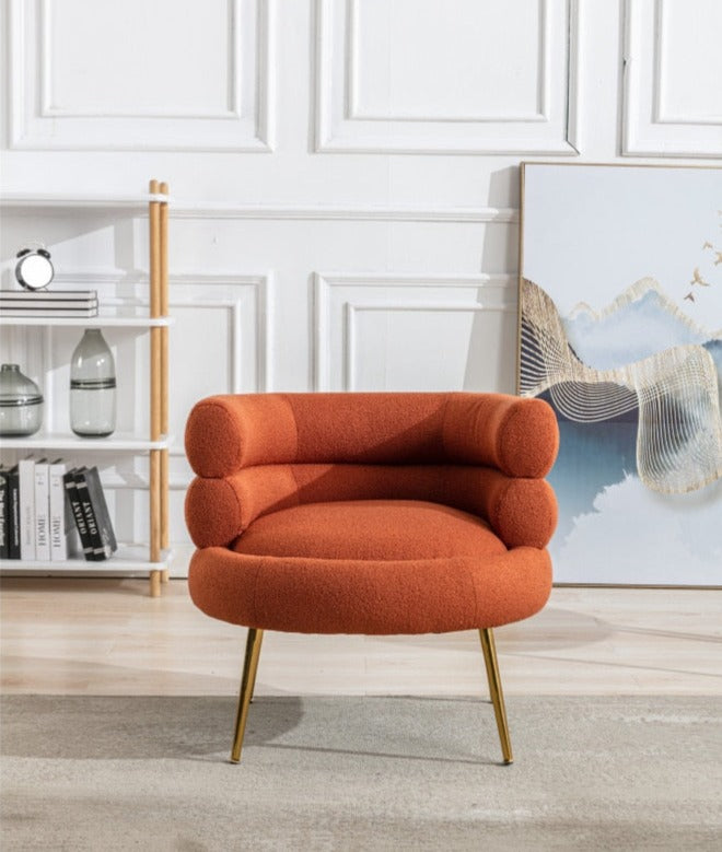 Teddy Dining Chair with Golden Feet - Homio Decor
