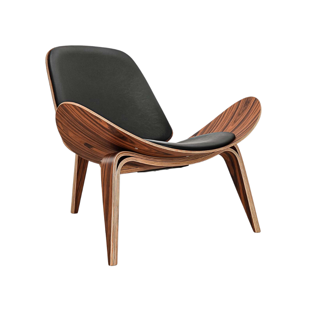 Mid Century Lounge Chair Tripod Style - Homio Decor