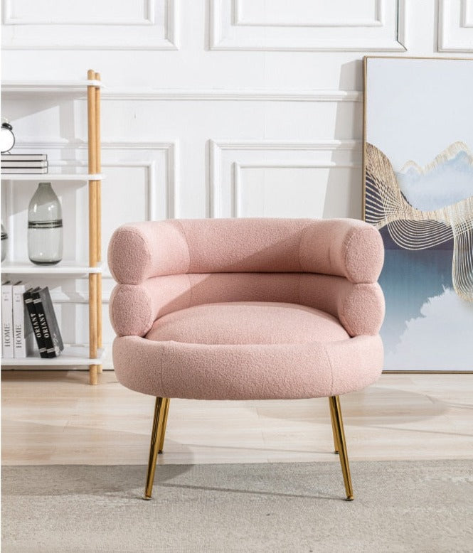 Teddy Dining Chair with Golden Feet - Homio Decor