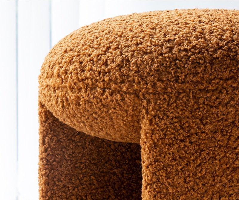 Small Teddy Low Stool - Homio Decor