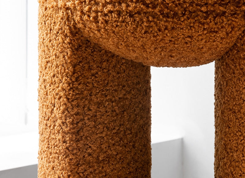 Small Teddy Low Stool - Homio Decor