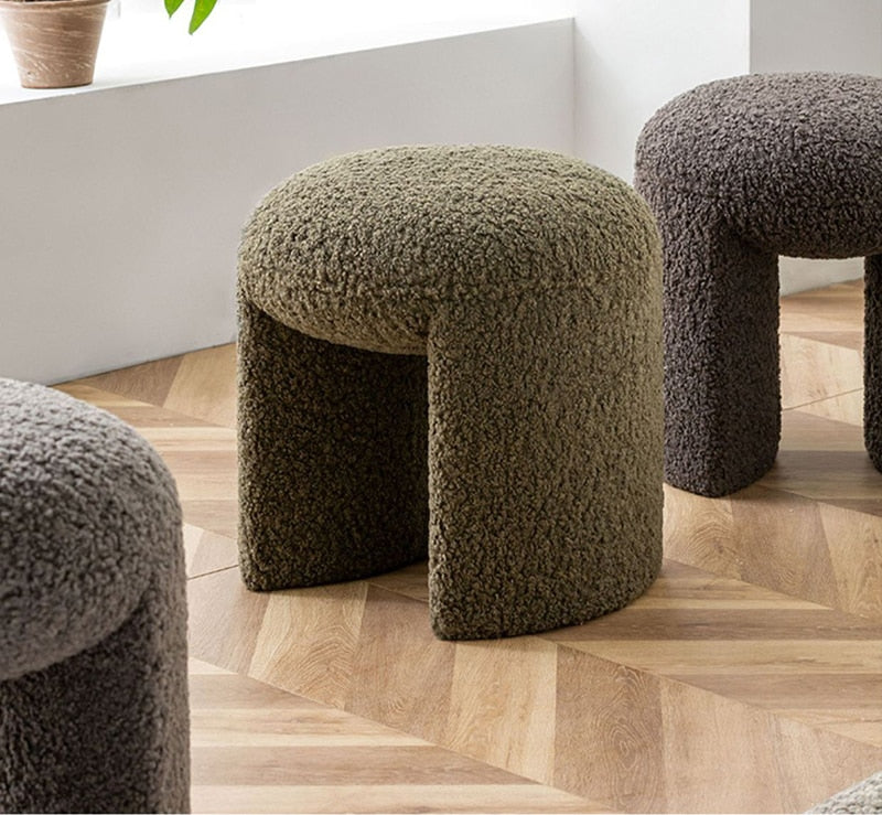 Small Teddy Low Stool - Homio Decor