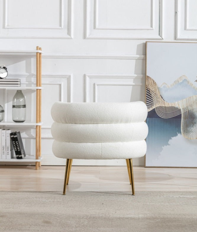 Teddy Dining Chair with Golden Feet - Homio Decor