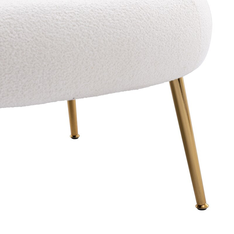 Teddy Dining Chair with Golden Feet - Homio Decor