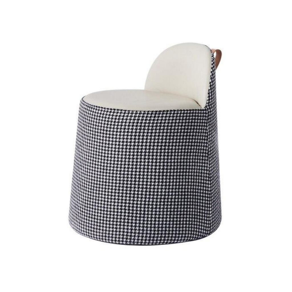 High Leather Dressing Stool - Homio Decor