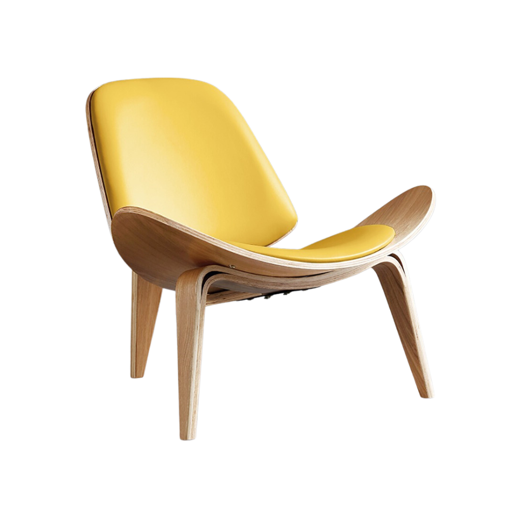 Mid Century Lounge Chair Tripod Style - Homio Decor