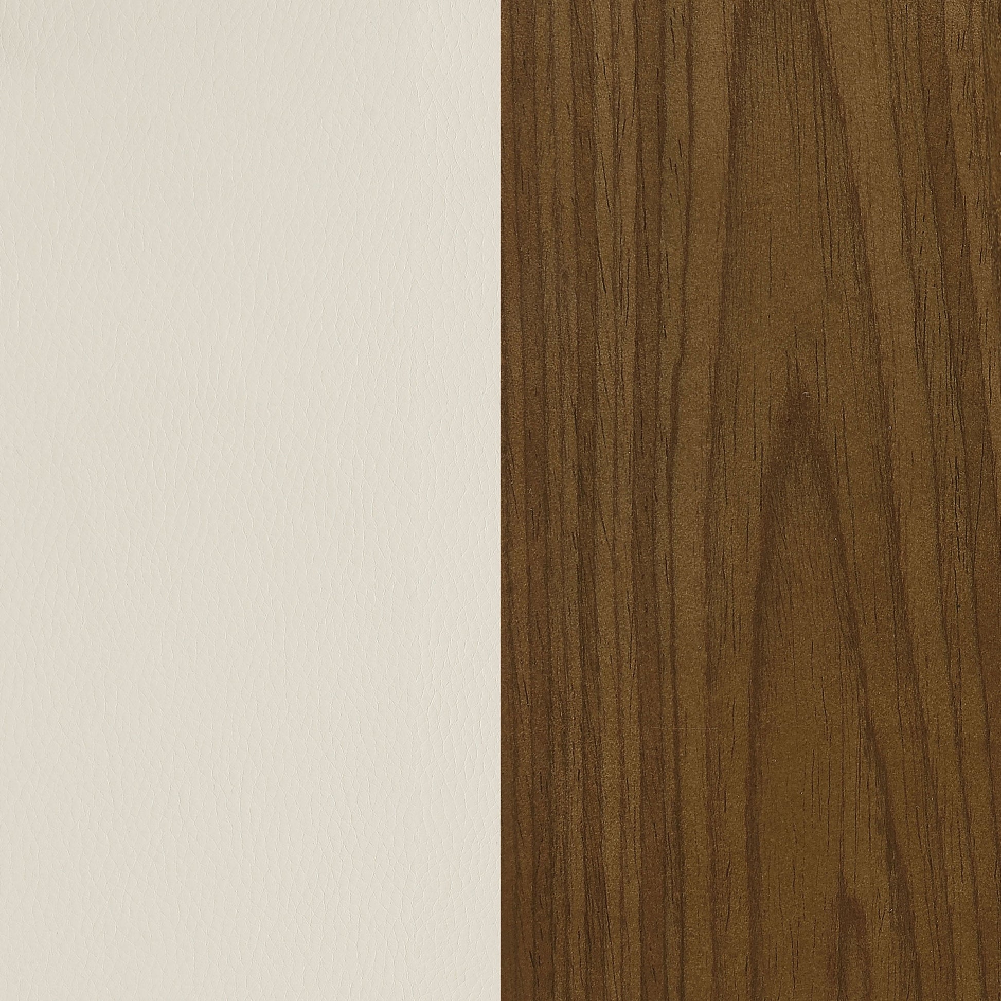 Homio Decor Mid-Century Walnut & Leather Bar Stool