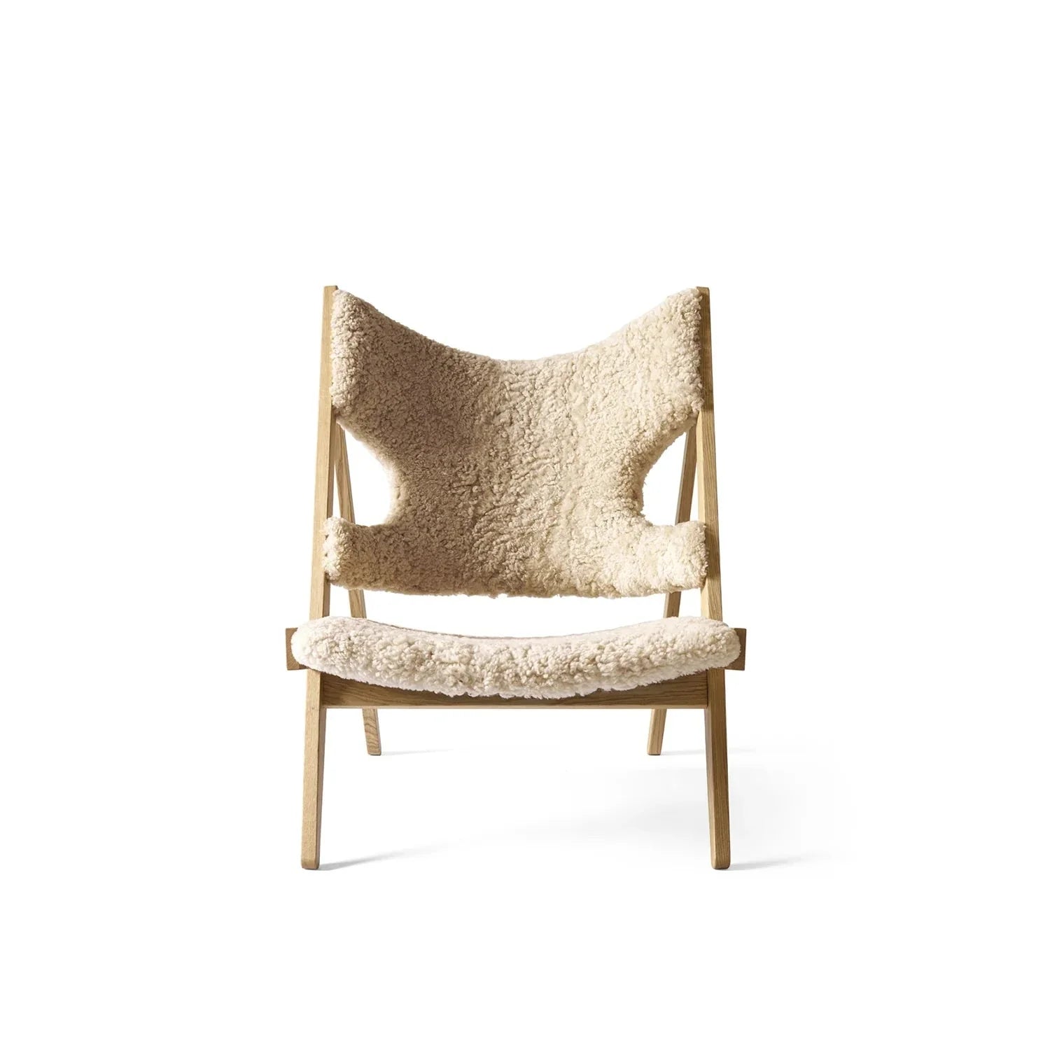 Homio Decor Natural / Oak Alpina Sheepskin Armchair