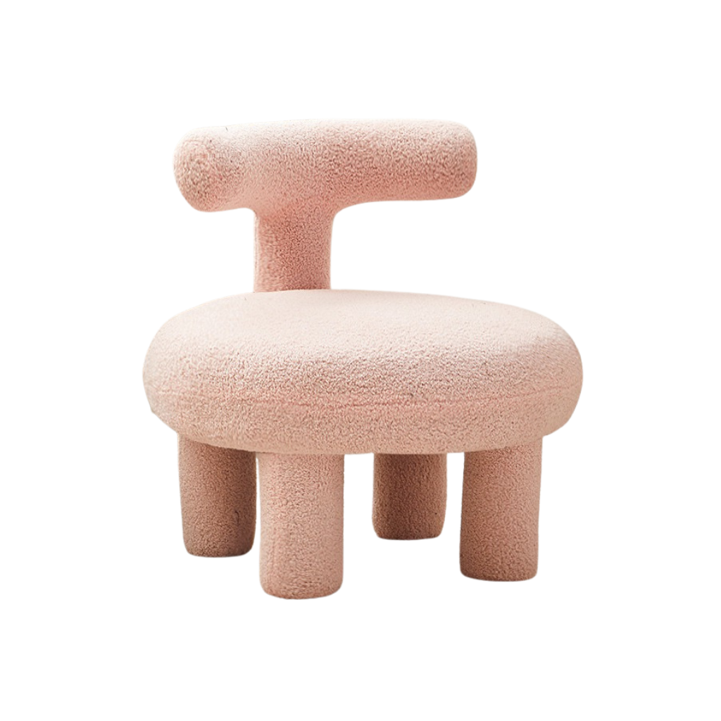 Large Lambswool Lounge Chair - Homio Decor