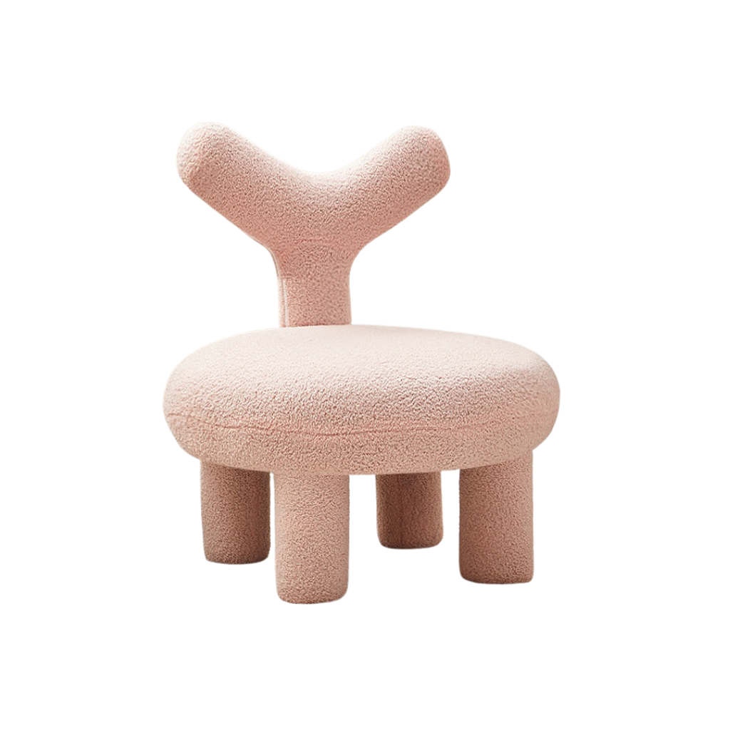 Large Lambswool Lounge Chair - Homio Decor