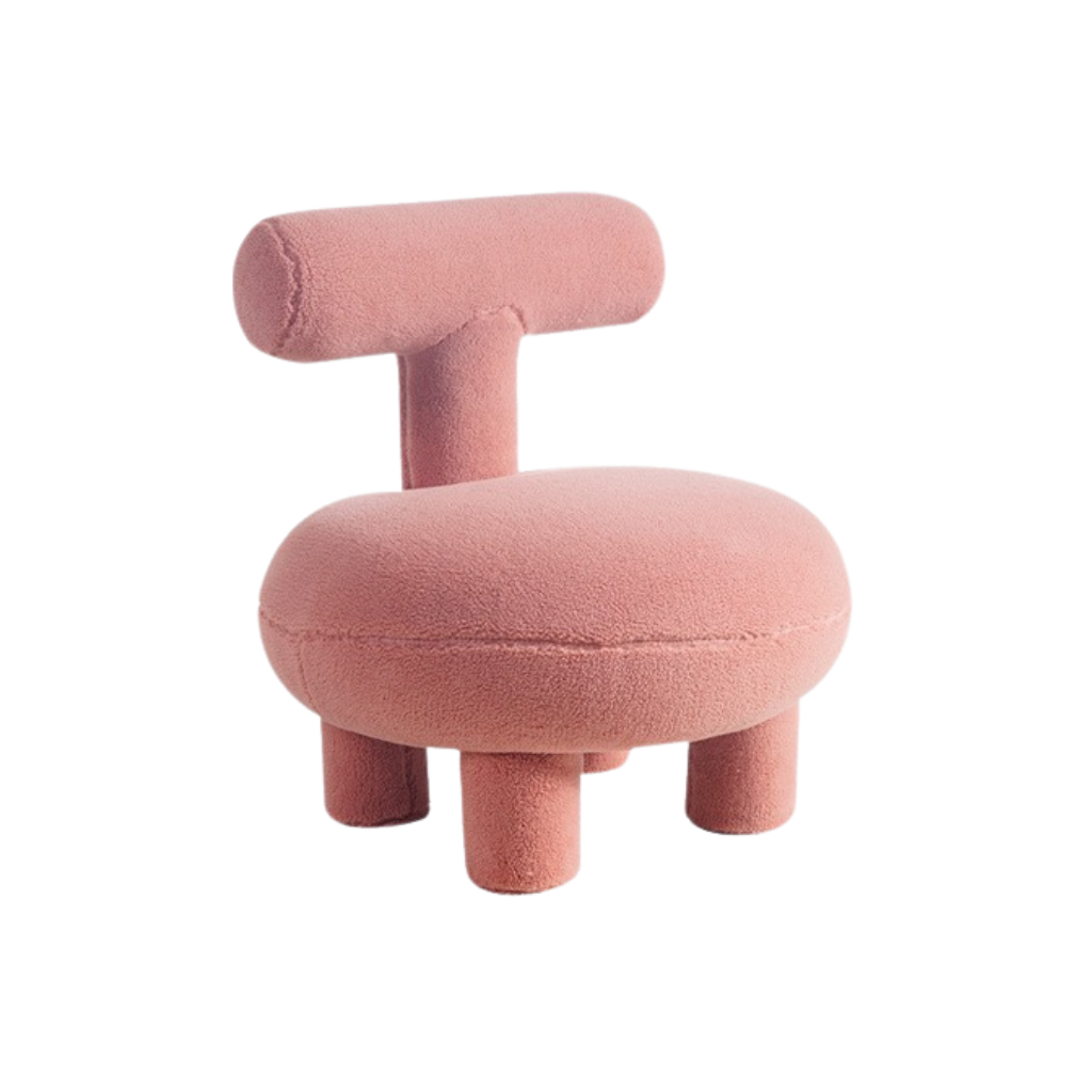 Small Lambswool Lounge Chair - Homio Decor
