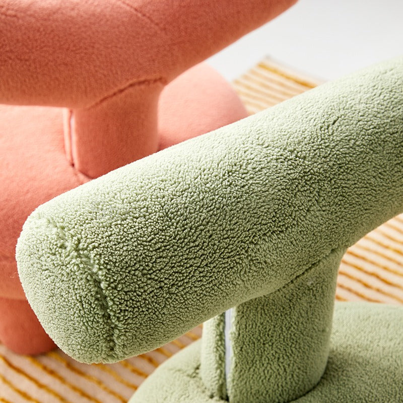 Small Lambswool Lounge Chair - Homio Decor