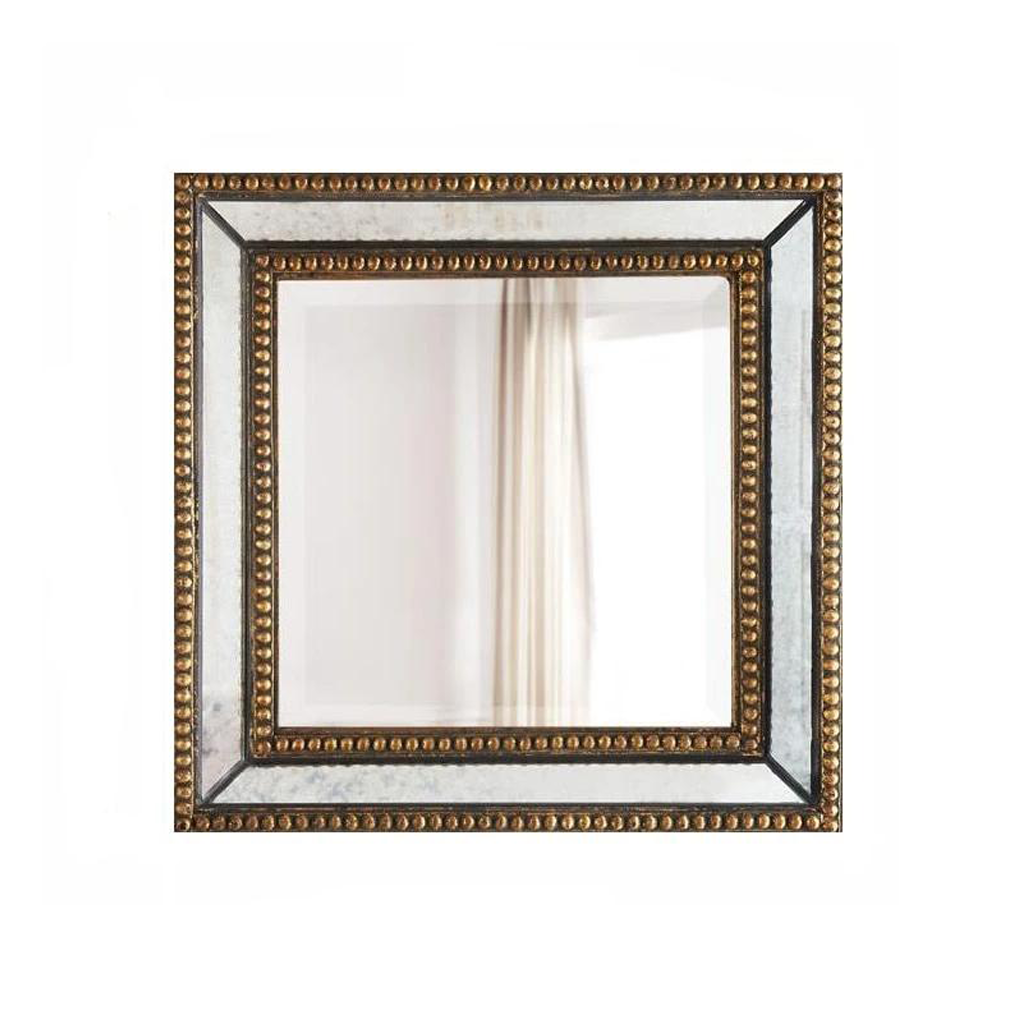 Fretwork Square Mirrored Wall Decor - Homio Decor