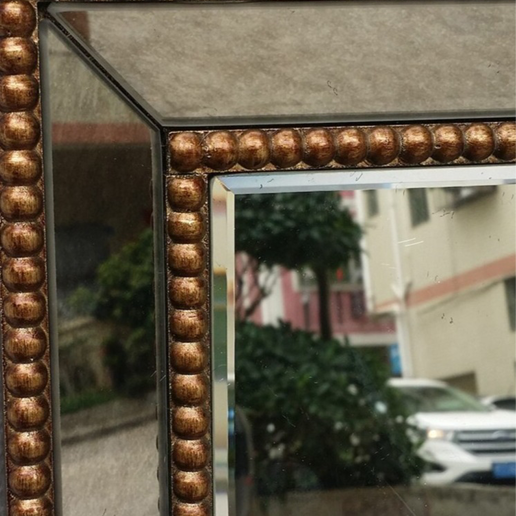 Fretwork Square Mirrored Wall Decor - Homio Decor