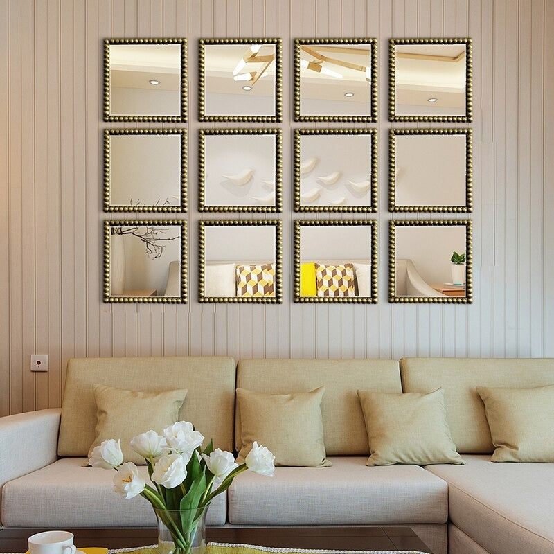 Luxury Square Decorative Mirror - Homio Decor