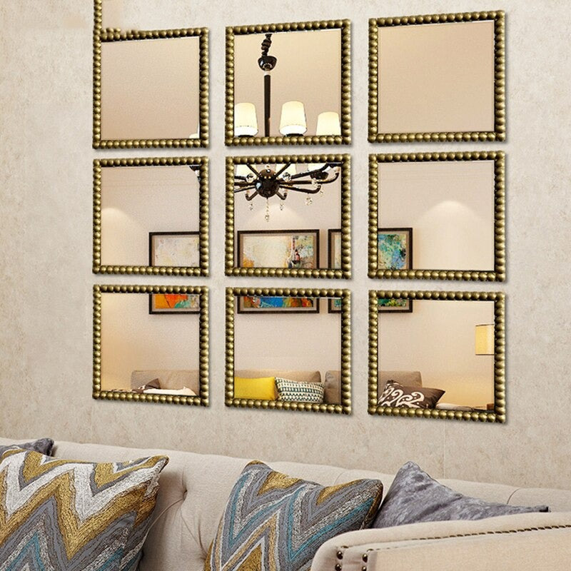 Luxury Square Decorative Mirror - Homio Decor