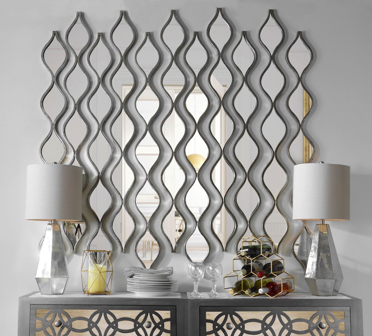 Teardrop Decorative Mirrors (120cm) - Homio Decor
