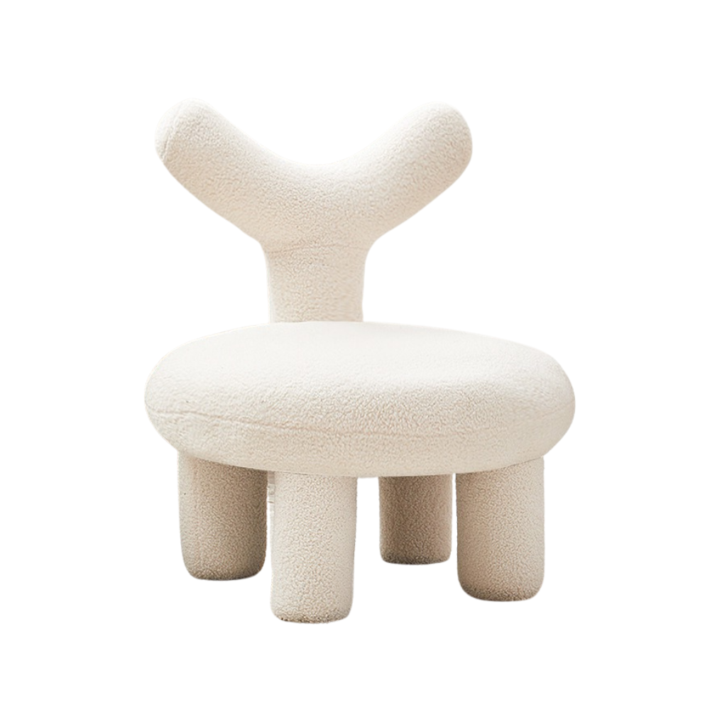 Large Lambswool Lounge Chair - Homio Decor