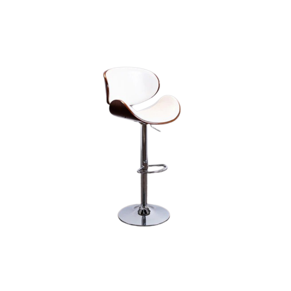 Classic Leather Bar Stool - Homio Decor