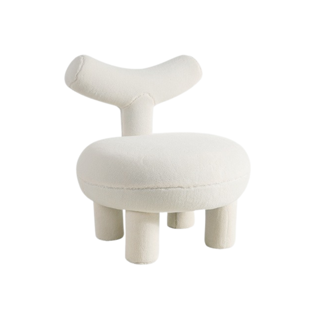 Small Lambswool Lounge Chair - Homio Decor