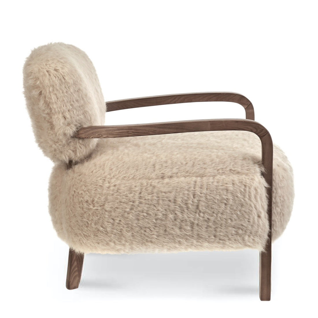 Homio Decor Yeti Sheepskin Armchair and Ottoman