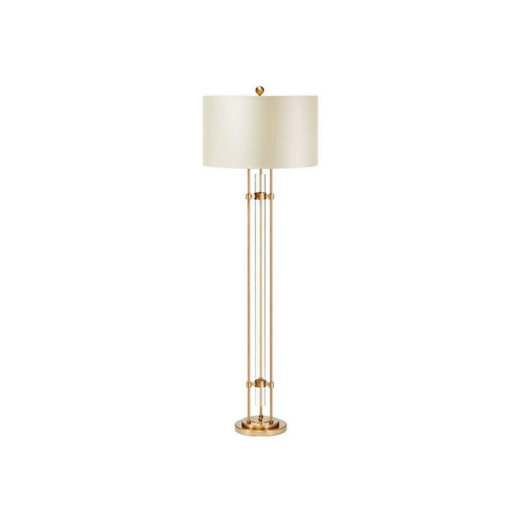 Homio Decor Lighting Luxury Golden Glass Floor Lamp