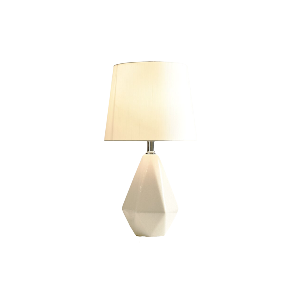 Homio Decor Lighting White / Model 2 / EU Plug Diamond Green Ceramic Table Lamp