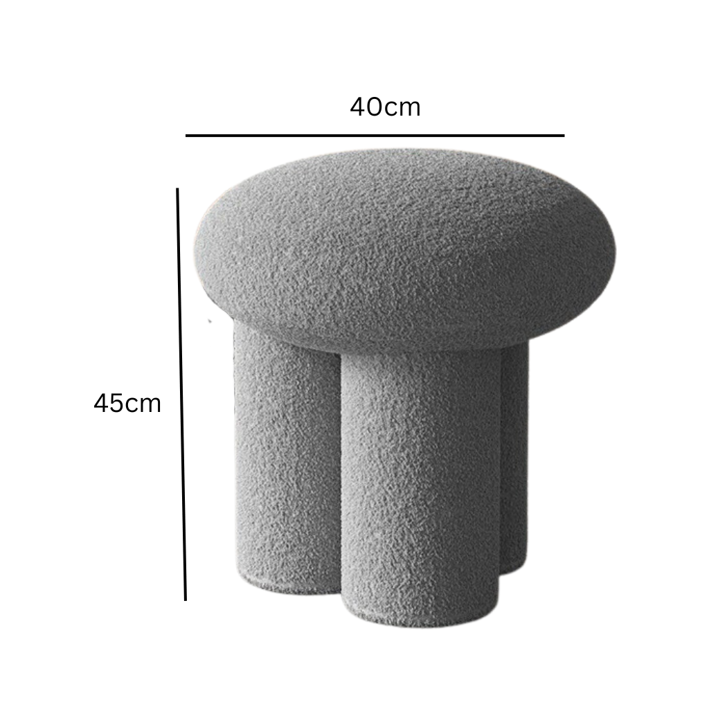 Homio Decor Living Room Designer Mushroom Pouf